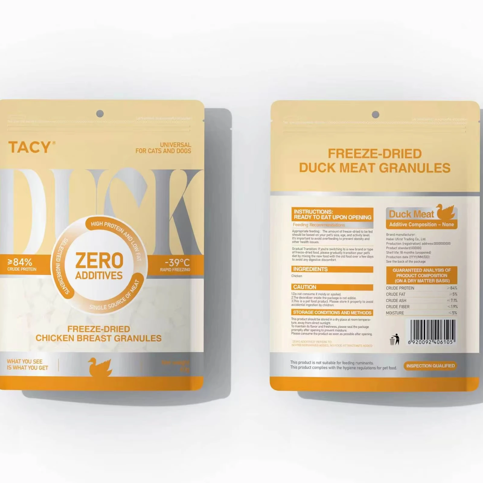 Chicken beef rabbit duck lamb tuna salmon soft meat balls cat dry food pouch bag cat food