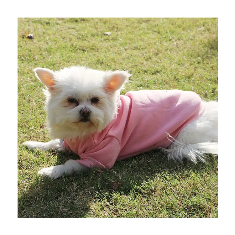 Wholesale Blank Dog Sweater Bulk Puppy Fleece Plain Pet Hoodies Large Dog Hoodie 6XL Custom Dog Hoody