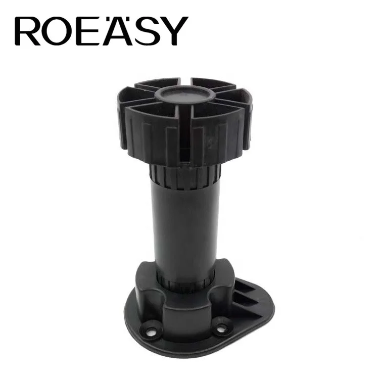Roeasy Adjustable Legs Kitchen Legs Furniture Feet Furniture Foot FC-711 Cabinet Adjusting Foot for Table Plastic Modern