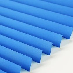 New modern style custom 100% polyester home pleated blinds fabric for window decoration