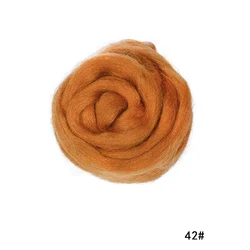 Wholesale Cheap Needle Felting Wool Roving Wool Yarm For Diy Craft Materials