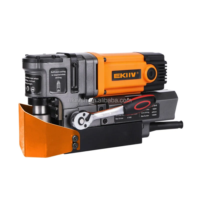EKIIV 50G 1650W 35mm Magnetic Seat Drill Structure Drilling Machine Industrial-grade High-power Magnetism 14000N