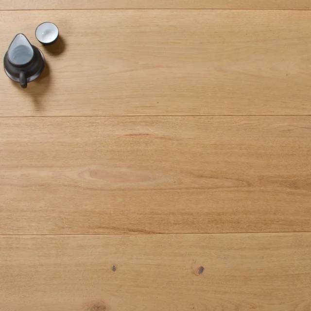 
smooth light color oak timber floating floor for sale 