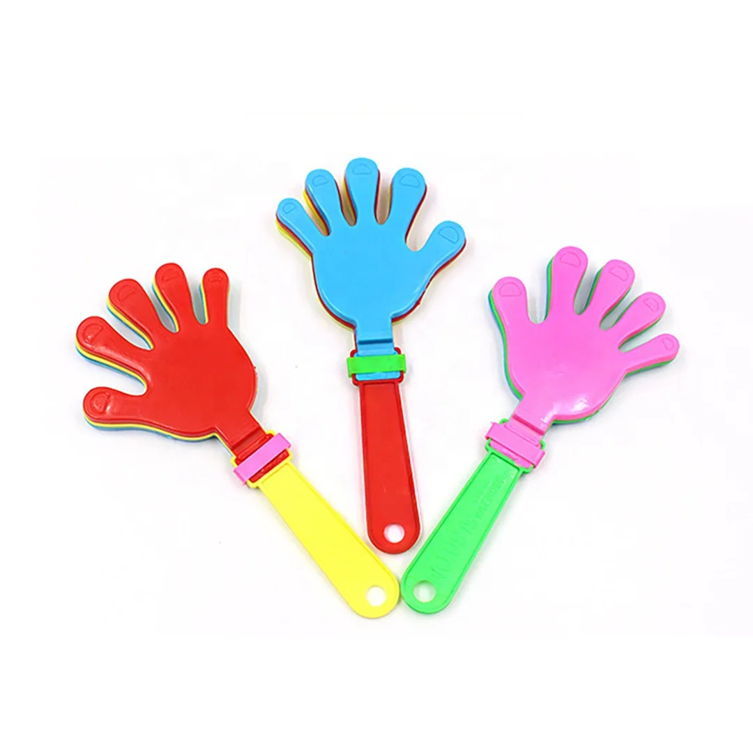 Custom LOGO Printed Cheap Party Favors Cheers Clapping Noise Makers Sporting Events Hand Clappers