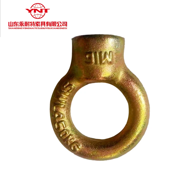 M8 Eye Bolt Ring Nut Galvanized Steel With Thread Screw Ring Bolts Ring Eye Lifting Eye Bolt With Nuts