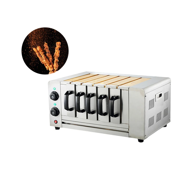 Automatic Chicken Kebab Grill Shawarma Machine Home Interior Smokeless Bbq Machine