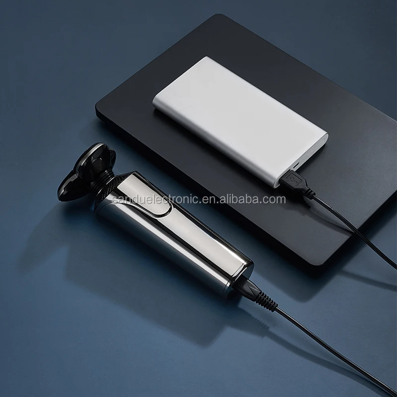 hot selling Gun color top grade Waterproof 4D Electric USB Rechargeable Washable Triple mens shaver