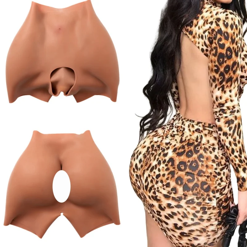silicon butt and hip enhancer Thickening padded shorts Hip Pants artificiel plus size shaper fake butt and hips silicone buttock
