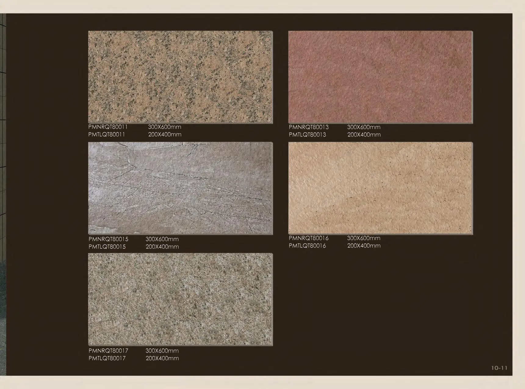 Big size tile 300x600 porcelain stone the art villa front wall tiles
