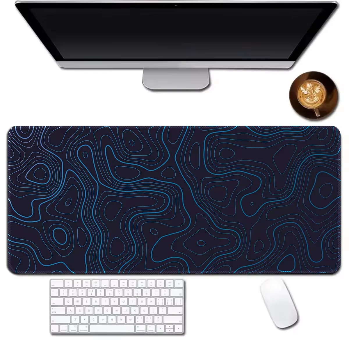 Desk Mats for Oem Odm Factory Gaming Mouse Pads with Edging Packaging and Logo Pc Desk Pad Mat Custom Mouse Pad for Home Office