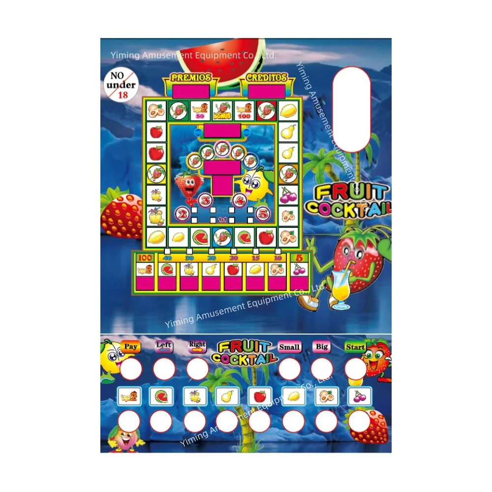 YM лидер продаж Mario 1 Фруктовый Король 3 5 игровая настольная печатная плата акриловая доска игровой комплект с монетоприемным управлением