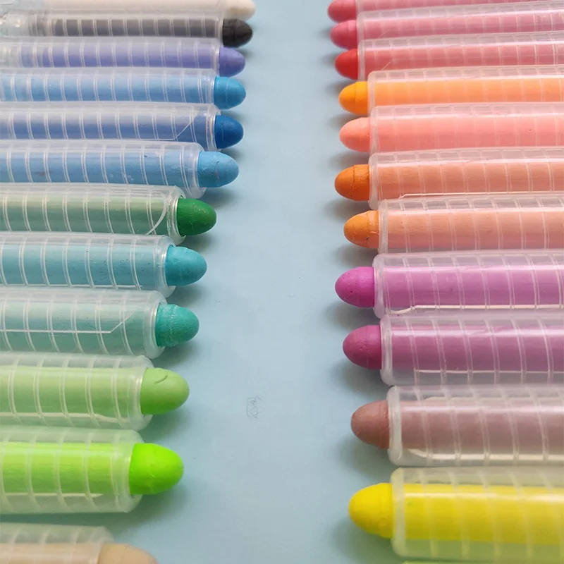 New Arrivals Crayons Creative Educational Kid Soucil Stationary Wax Customized Crayon