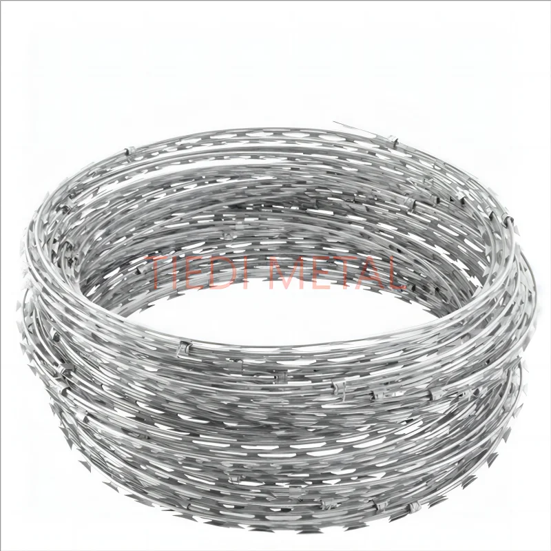 Bto 22 Concertina Wire Galvanized Razor Barbed Wire Price For Sale Barbed Razor Wire
