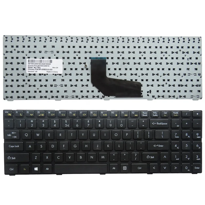 Laptop keyboard for HASEE A560P K580P K620C K660D series