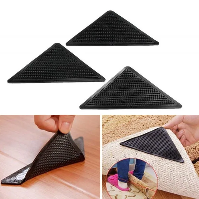 Оптовая продажа, силиконовый коврик, коврик, захваты, нескользящий коврик для завивки, анкерные наклейки, захват, деревянный пол