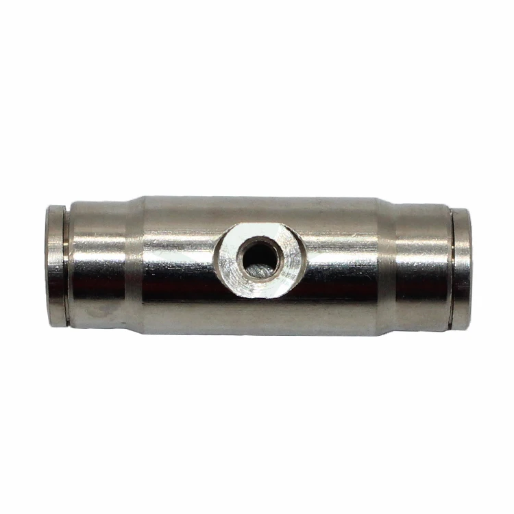 Nickel Plating Brass Misting Nozzles Straight Coupling for 1 Fog Nozzle Connection