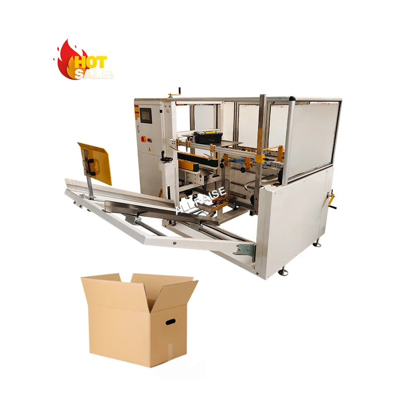 Automatic Case Erector Forming Machine Box Folding Case Carton Erector Carton Erecting Machine For Packaging Industry