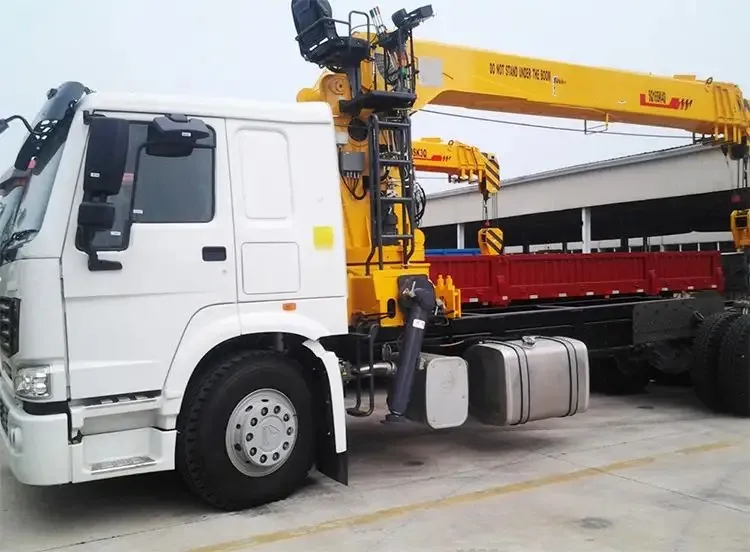 Top brand SQ4SK2Q 4 ton straight arm truck mounted crane 4ton 3 ton 2 ton mini Jib truck mounted crane best price for sale