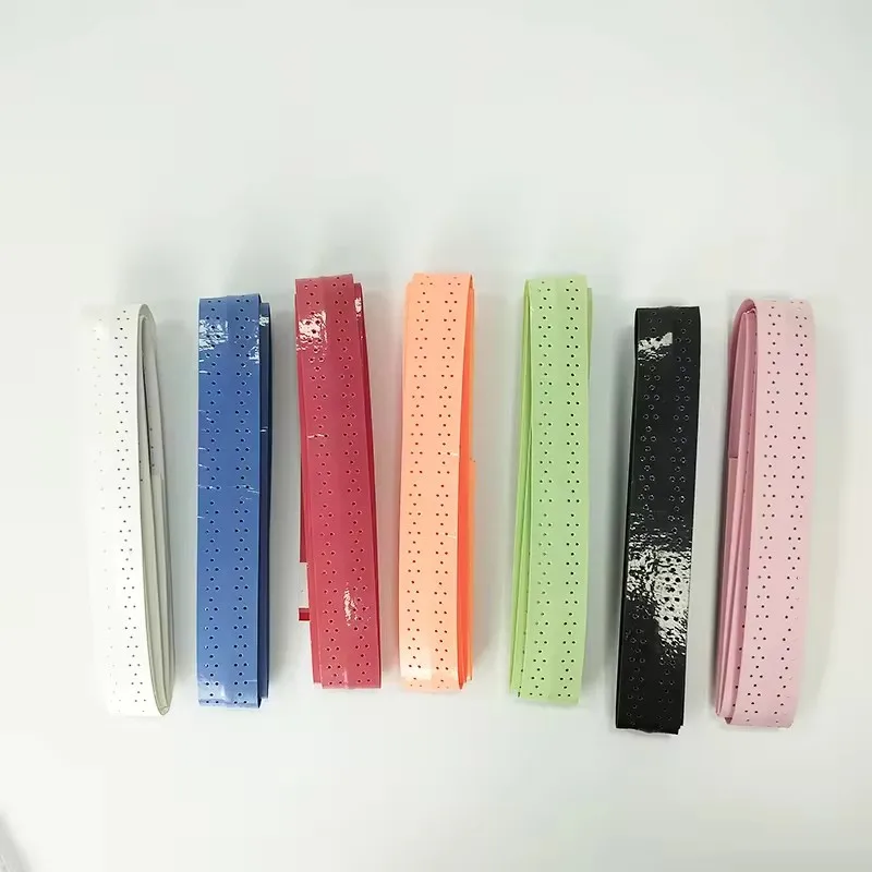 High Quality Anti Slip Perforated Keel Grip Tennis Badminton Overgrips Oem Service Wholesale