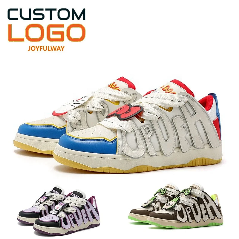 Custom your own brand  OEM Popular running basketball style custom sneaker designer skateboard sports shoes
