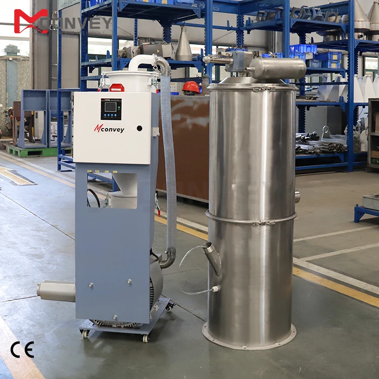 Automatic plastic PVC material vacuum powder feeder machine