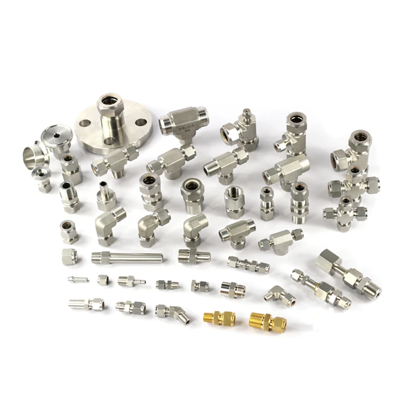 ASTM F1387 Test 1/16 to 1 1/2 inch Swagelok Type 316 Stainless Steel Tube Fittings