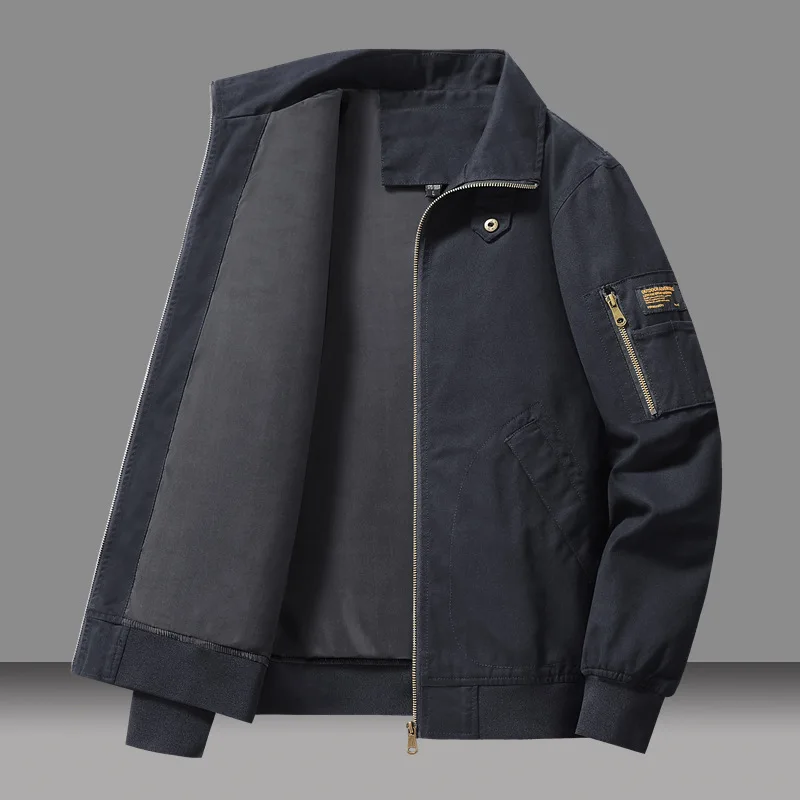 Парка Мужская зимняя хлопковая с застежкой-молнией