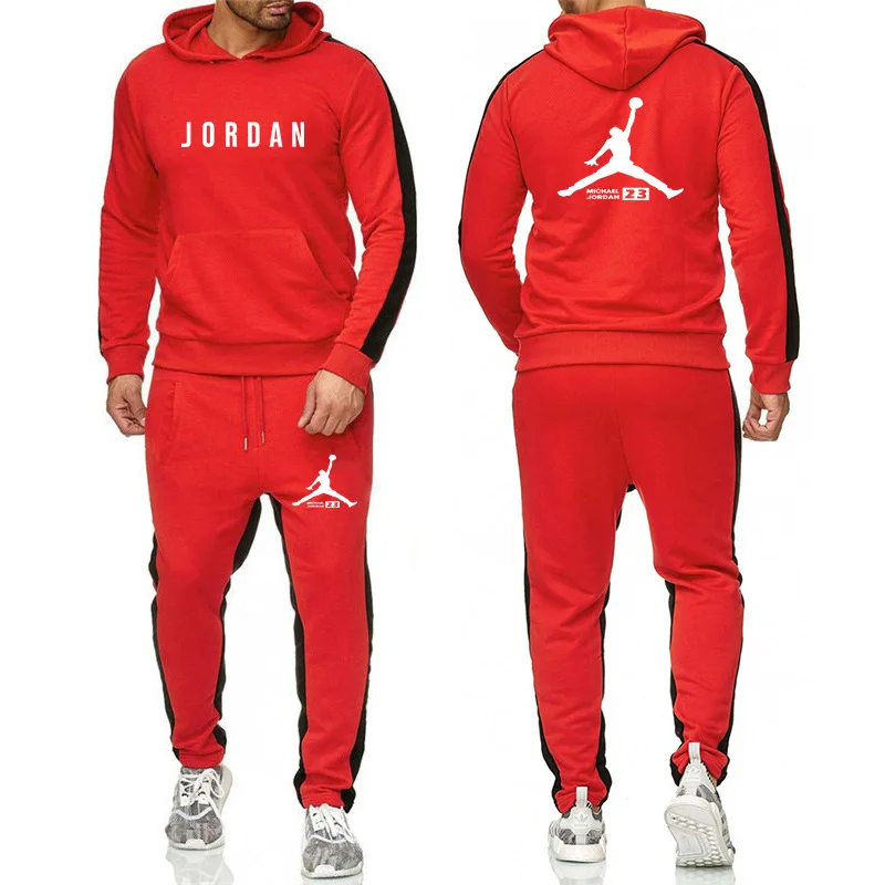 Same Color Custom Name Brand LOGO Men  Hoodies sets Track suits men Two Piece  Sports wear Brand Tracksuits Men