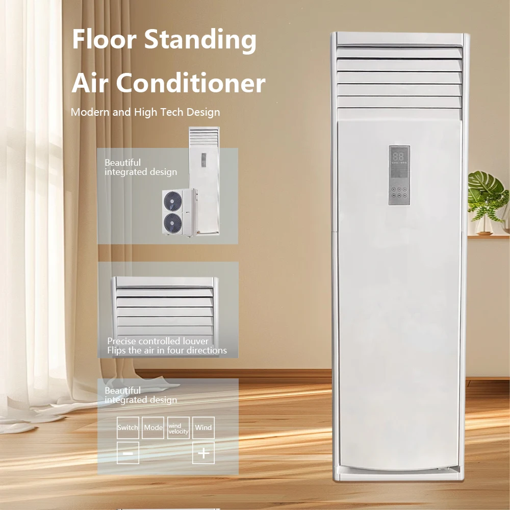 Hot Sale 24000-60000Btu Household Floor Standing Air Conditioner On/Off Residential Cabinet Air Conditioners for HomeOffice Wifi