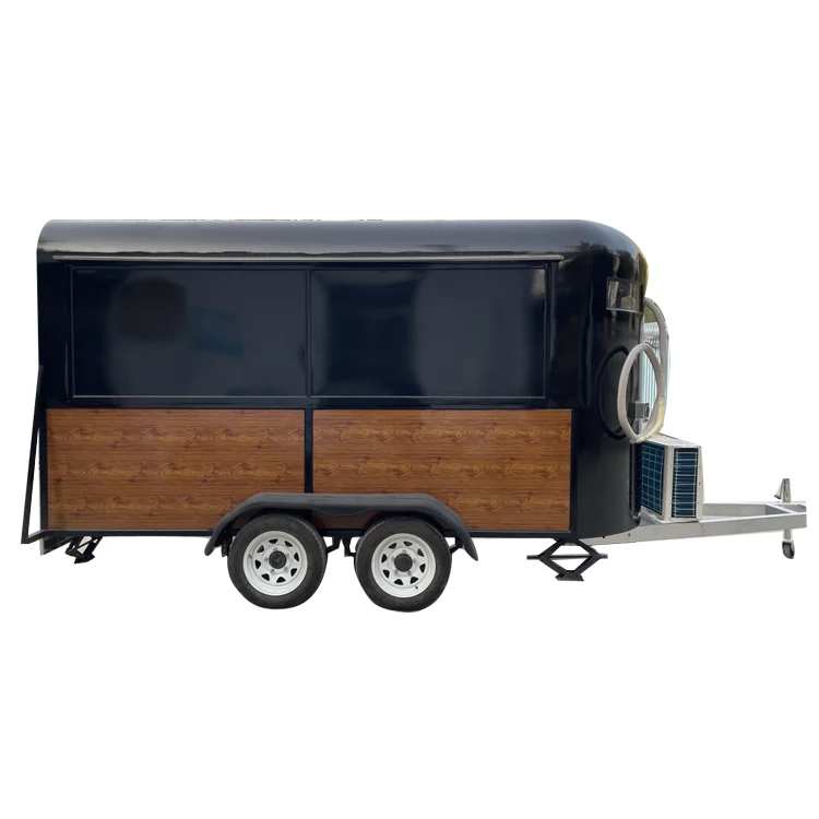 Mobile towable bar Fast Food Trailer coffee food truck custom-food-trailers for sale
