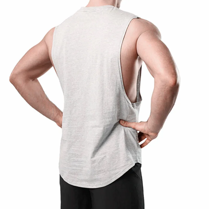 Mens Gym Singlet Workout Sleeveless T shirt Fitness Men Training Tank Tops