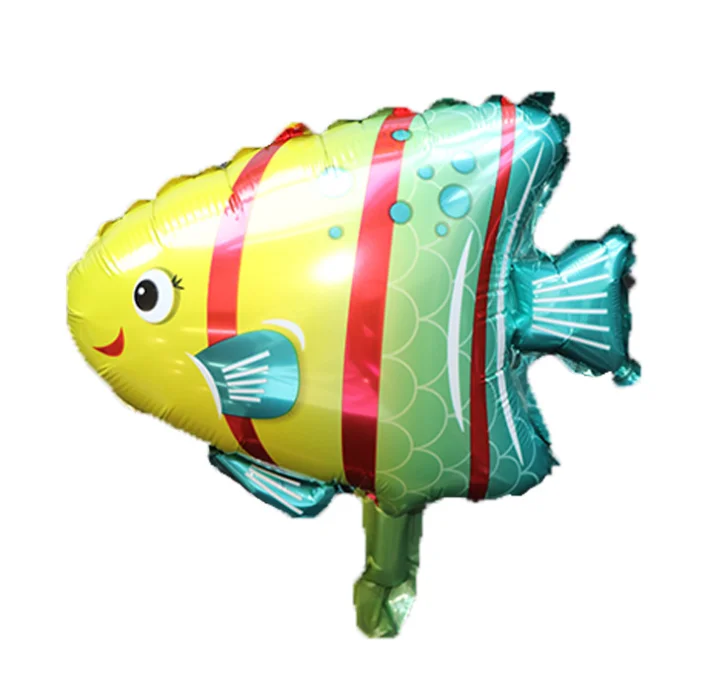 Mini Type Ocean series foil balloon birthday party decoration starfish dolphins Bubble fish lobster Sea lions balloons supplies