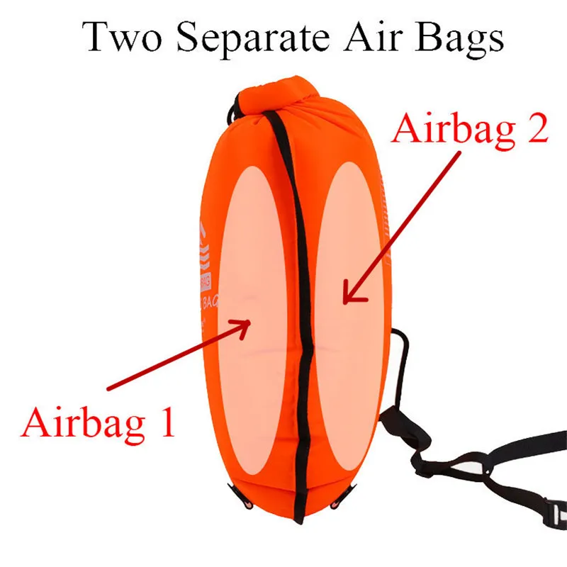 OEM Safety Ocean PacK Water Inflatable Swim Float Buoy For Open Water Swimming Diving