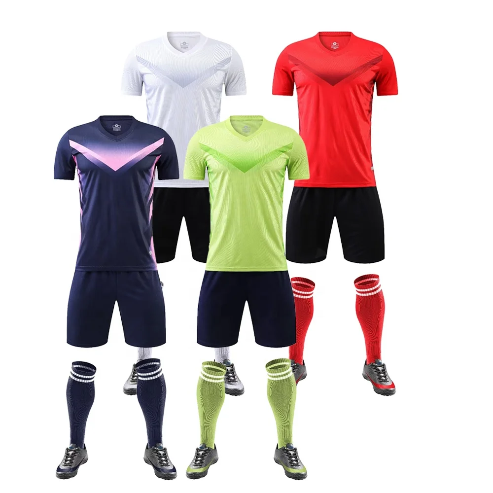 New High-Quality Youth Soccer Jerseys Quick Dry Football Shirt Custom Soccer Jersey