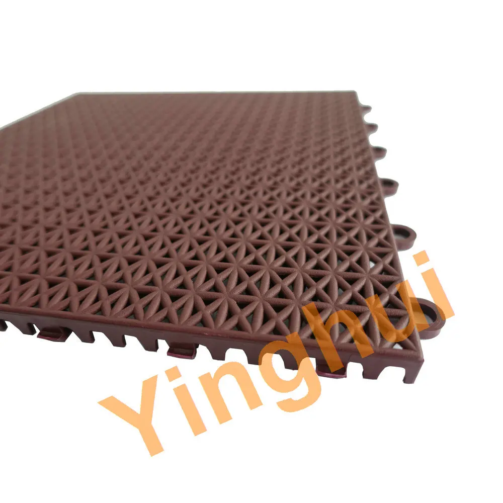 O-04 Outdoor Suspended Modular Playground Flooring School Colorful Kids Playarea Sport Courts Tile Manufacturer