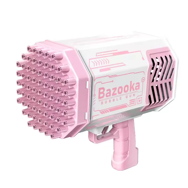Hot Selling Bubble Gun Machine Bazooka Bubble Gun 69 Holes Rocket Bubble Gun Summer Outdoor Toys Gift
