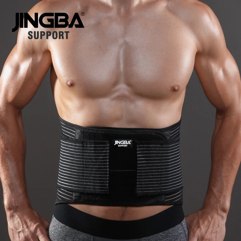 JINGBA Hot Sale Wholesale Custom Gym Work Fitness Adjustable Waist Trainer for Women and Men with Steel Bars