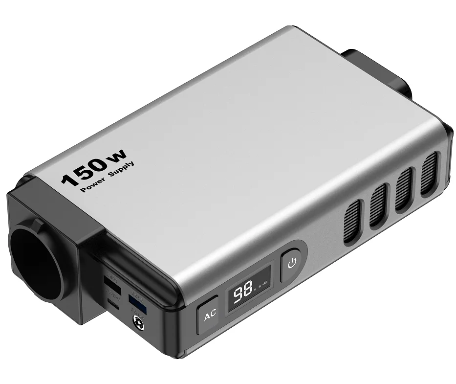 Outdoor UPS 150Wh Portable Power Bank AC DC 32000mAh 115.2Wh USB Power Station with Lithium-ion Battery