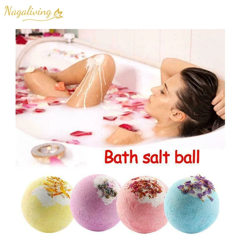 Private Label Skin Whitening Petal Bath Fizzer Ball vegan Organic Lavender Roses Essential Oil Dried Flower Bath Bombs Set