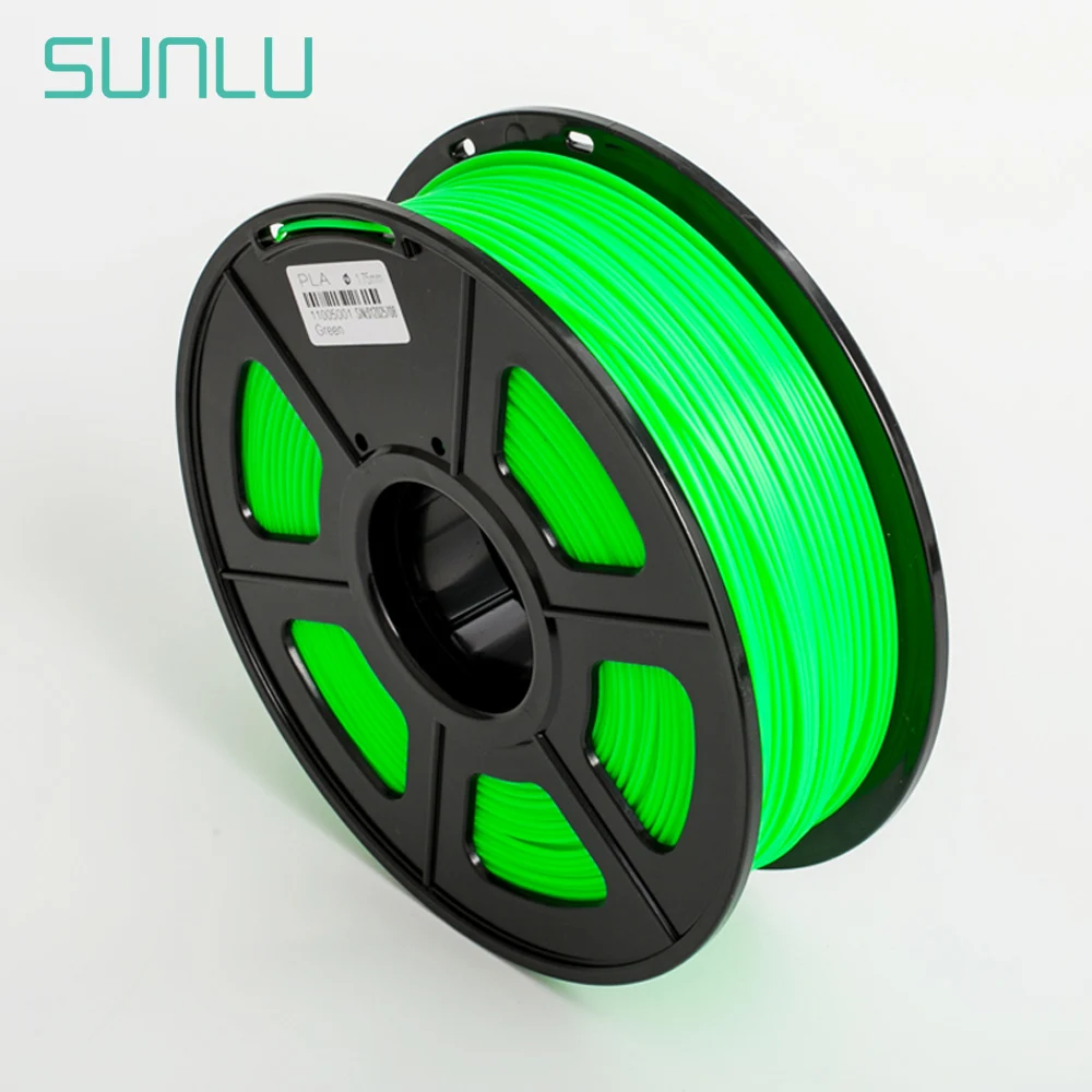 Пленка SUNLU для 3D принтера, нить из пла и АБС-пластика, индивидуальные цвета, 1,75, 3,0 мм, 1 кг, для 3D-принтера, экструдер, нить из АБС-пластика для 3D-принтера