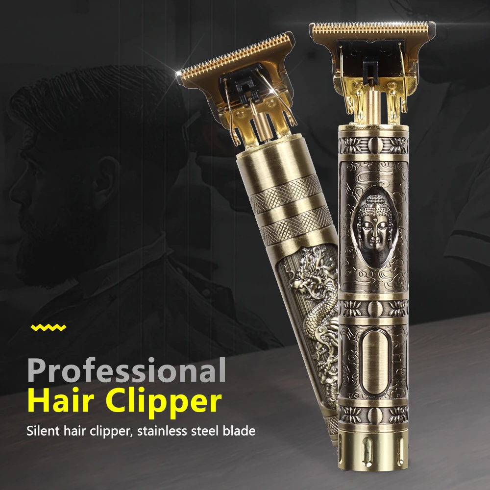 2022 HY Hair For Men Hot Top Selling Popular Professional Rechargeable Dragon & Buddha Shaver Hair Trimmer Machine vintage t9