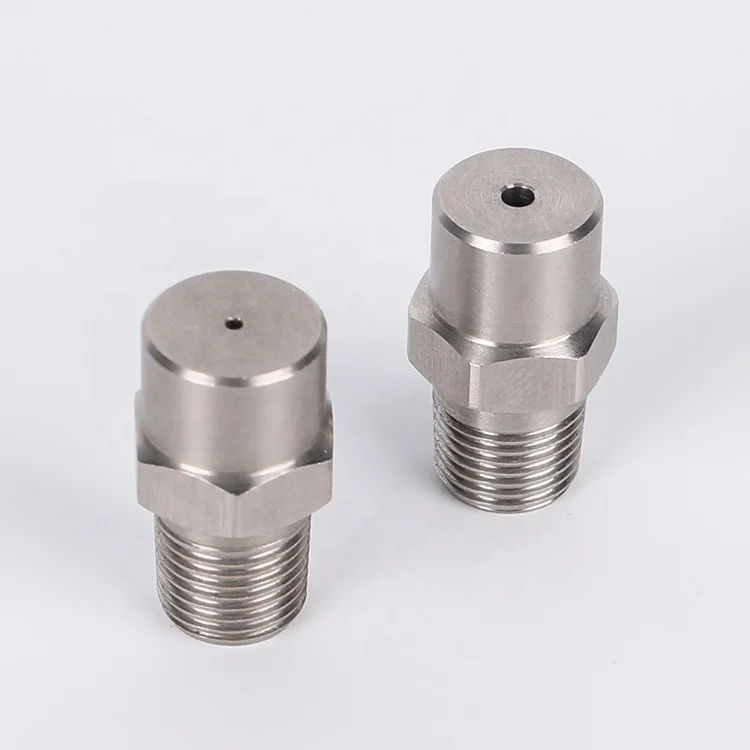 
65 Degrees 1/8 Thread Size Hollow Cone Tip Wide Angle Full Cone Spray Nozzle for Dust Control 