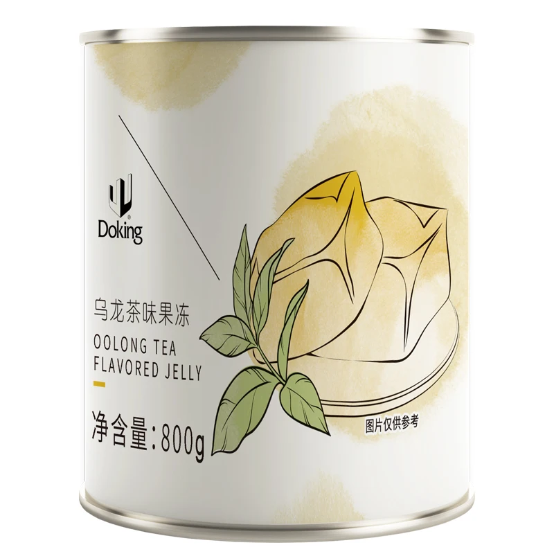 Doking Hot selling Aiyu jelly HACCP ISO HALAL certificates instant Lime Jelly  for bubble tea drinks milk tea ingredients