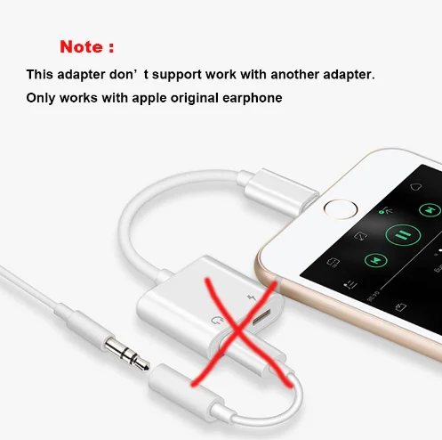 Адаптер для наушников 2 в 1 iphone 11 pro X адаптер зарядки разъем 3 5 мм аудиоразъем 7