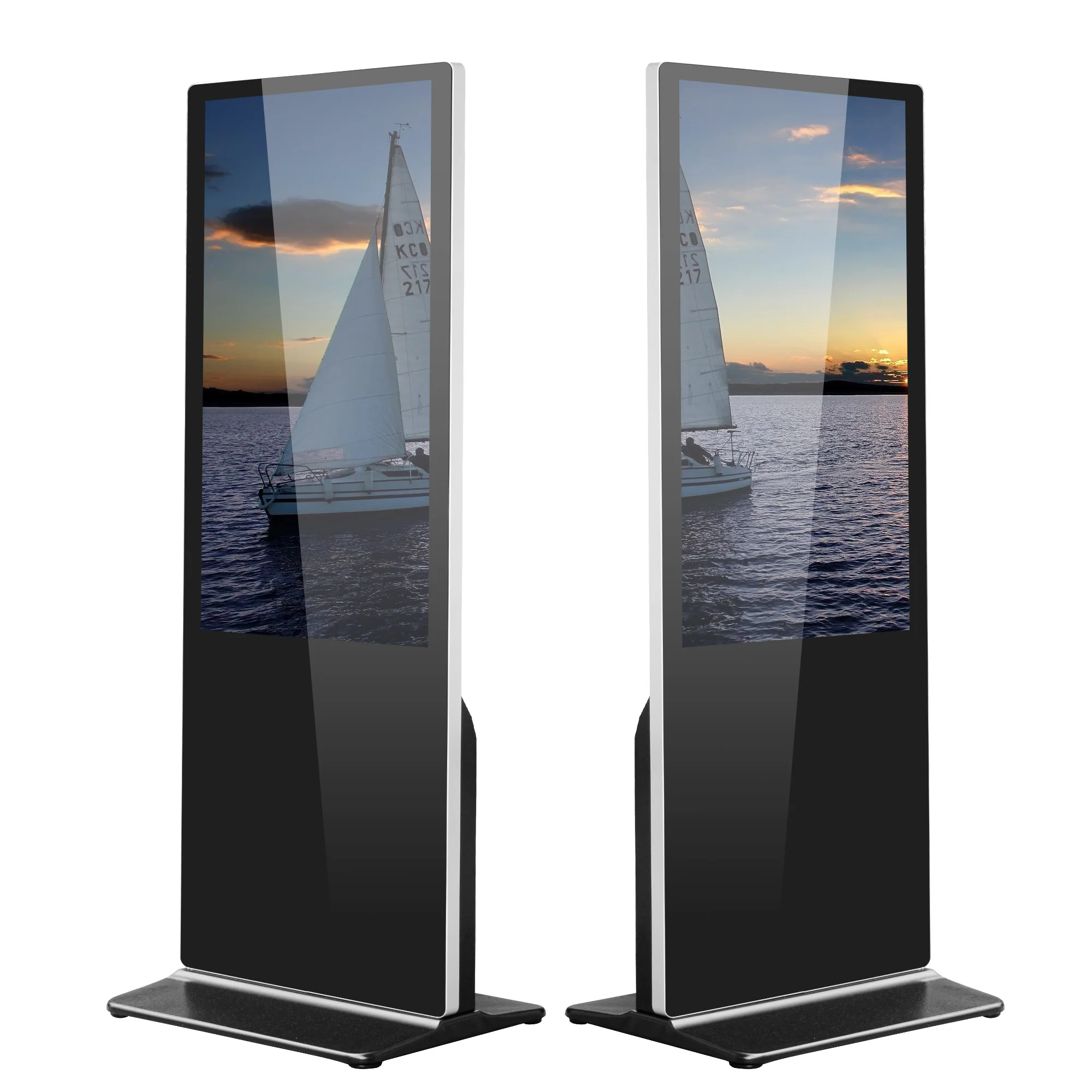 Cheap 55 inch android led lcd advertising player lcd screen digital signage and displays