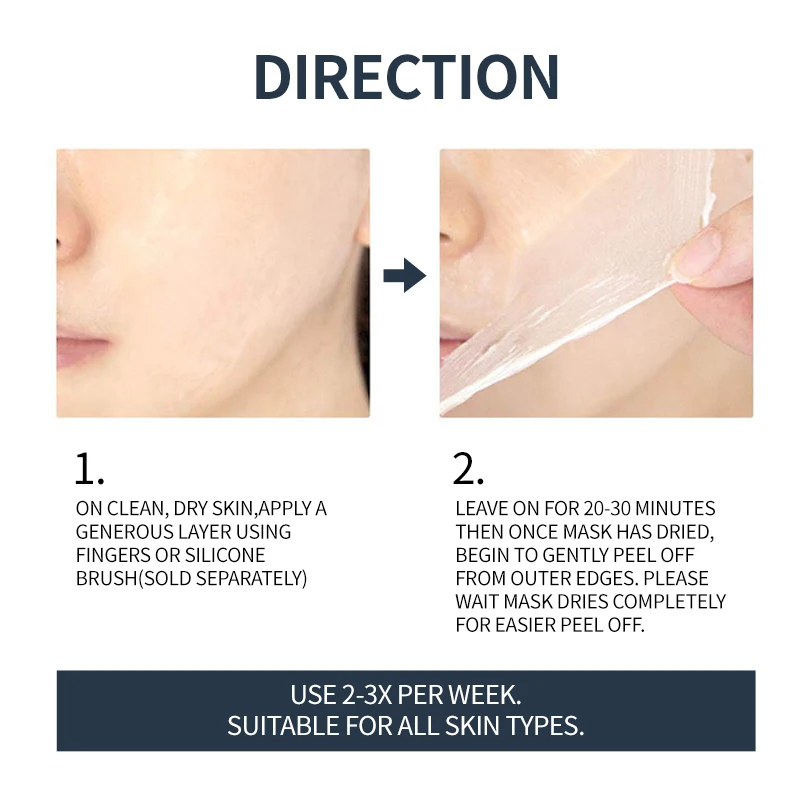 Wholesale Collagen Peel Off Facial Mask Pack Hydrating Anti Wrinkle Korean Face Care Masks Beauty Products Custom Logo OEM