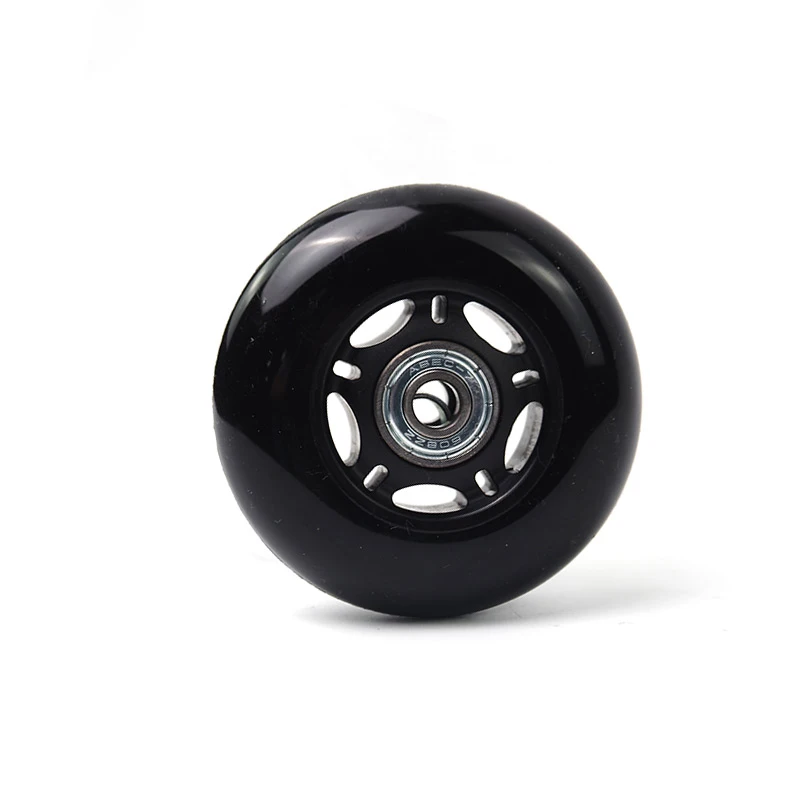 suitcase spinner suitcase 75 replacement 75mm black polyurethane universal wheel 3 inch pu 75 mm od 24 mm wide luggage wheels