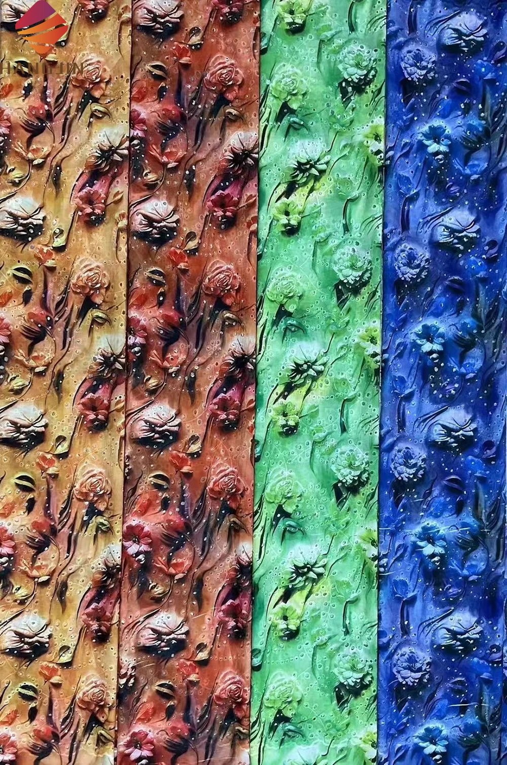 Hot Sale Custom Digital Printing Fabrics Wholesale Digital Print Floral Pattern 3D Printed Swiss Cotton Fabric For Summer Dress