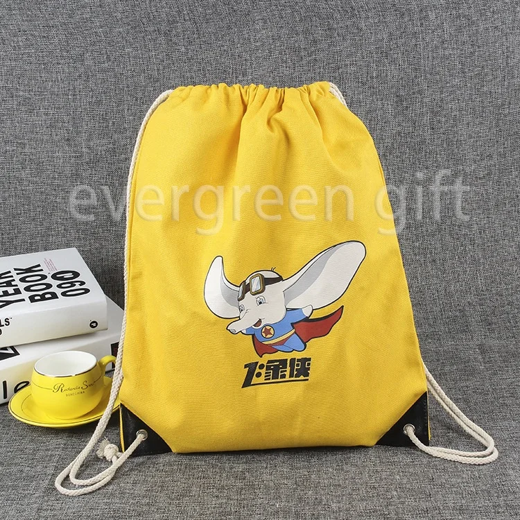 Индивидуальный рекламный дешевый 210d 420d полиэфирный нейлоновый спортивный рюкзак на шнурке