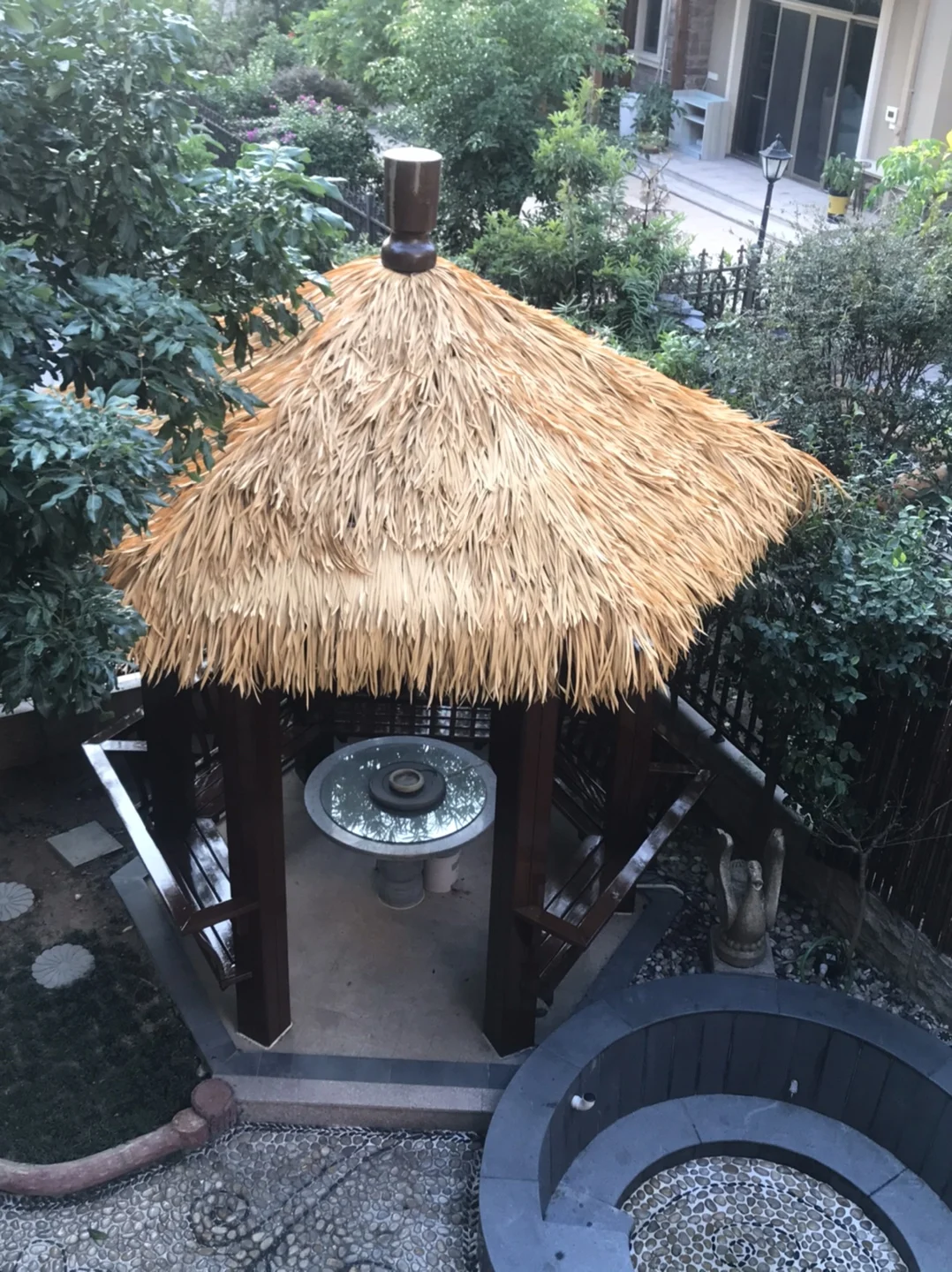 Wholesale Forever Artificial Bamboo Mexican Synthetic Palm  Thatch